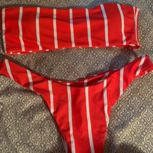 Striped bikini